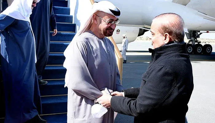 صدر شیخ محمد بن زاید کا تاریخی دورۂ پاکستان، پاک فضائیہ کی شاندار فضائی سلامی